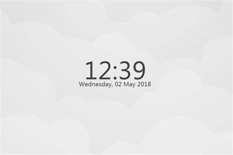 clock for rainmeter